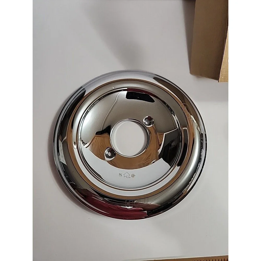 Aqueous Tub/ Shower Component Metal Teapot Handle, Chrome Escutcheon & Valve NEW